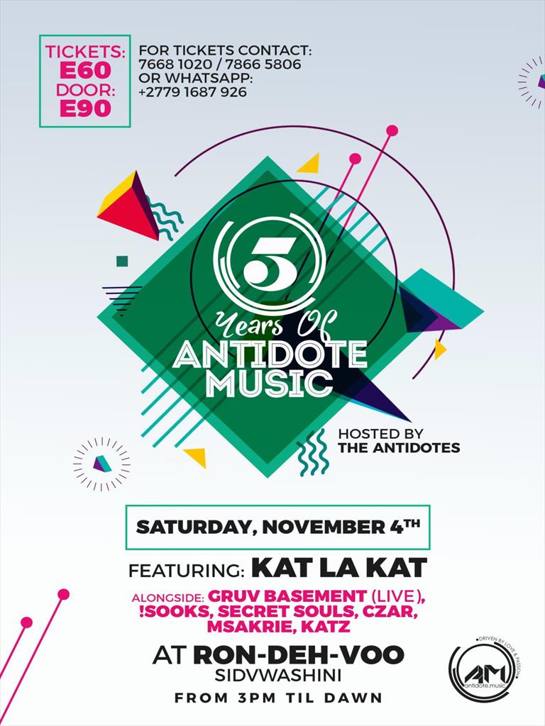 5 Years of Antidote Music Pic